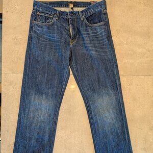 Agave Denim Gringo Mendocino Classic Straight Men's Jeans Size 33x35 NWT